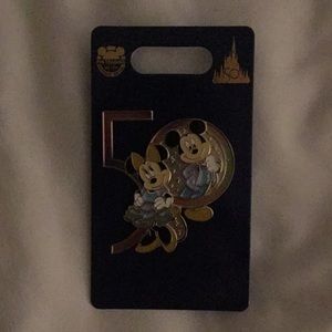NEW Disney 50th Anniversary Mickey & Minnie Pin
